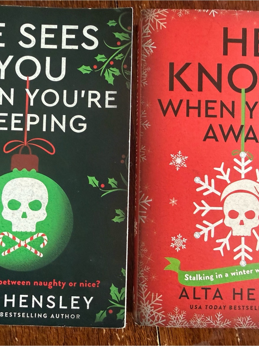 Naughty or Nice Book Series by Alta Hensley Paperbacks Special edition